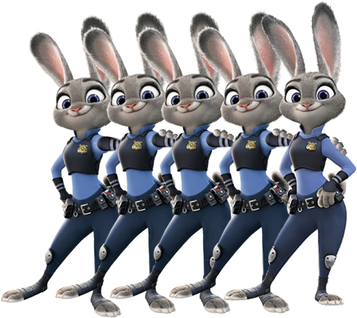 Judy Hopps And Her Girlfriend Judy Hopps And Her Girlfriend - Judy Hopps As A Human (540x490), Png Download