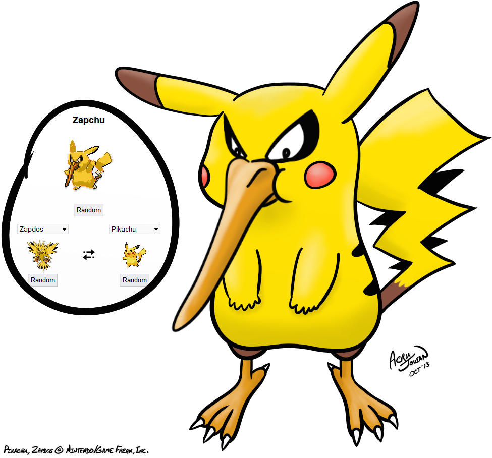 Zapchu - Cartoon (1000x920), Png Download