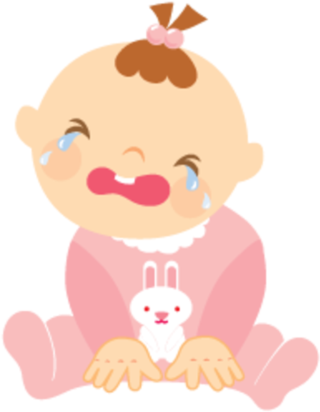Cry Clipart Transparent - Baby Crying Clipart (600x600), Png Download