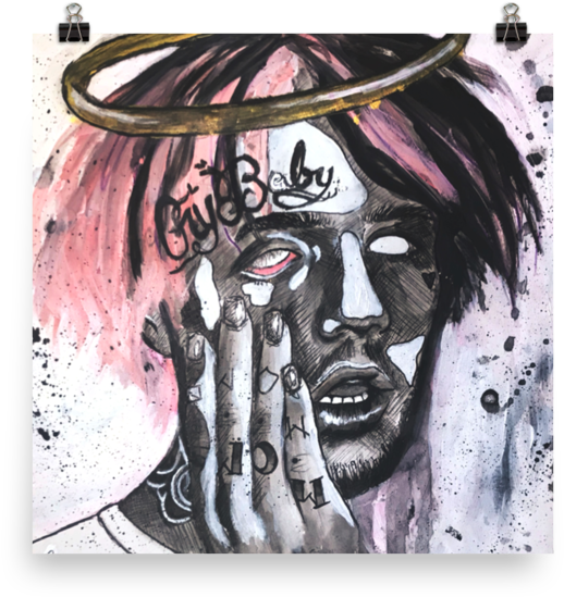 Image Of Cry Baby - Illustration (800x800), Png Download