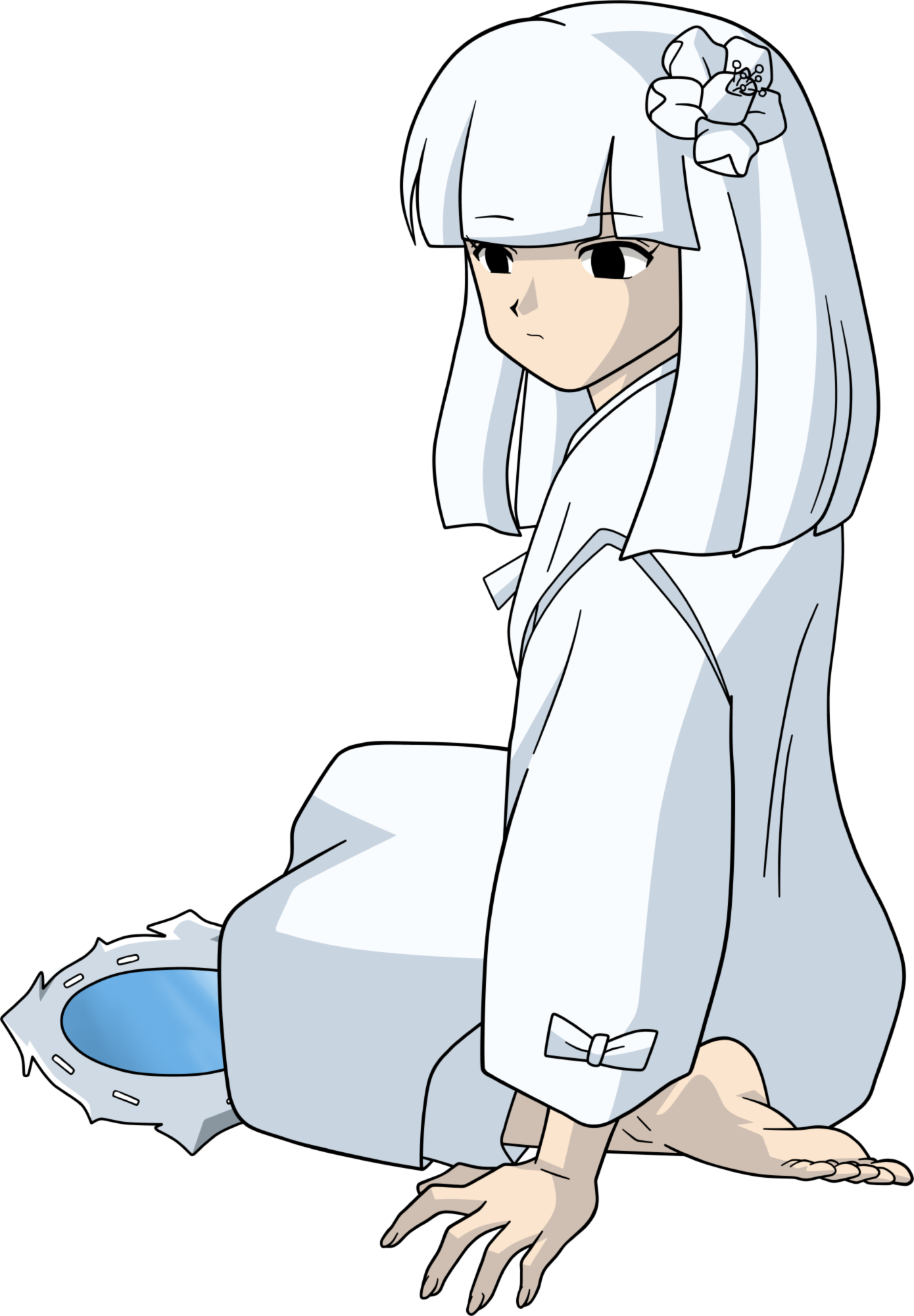 View Samegoogleiqdbsaucenao Kanna , - De Kana De Inuyasha (1390x2000), Png Download
