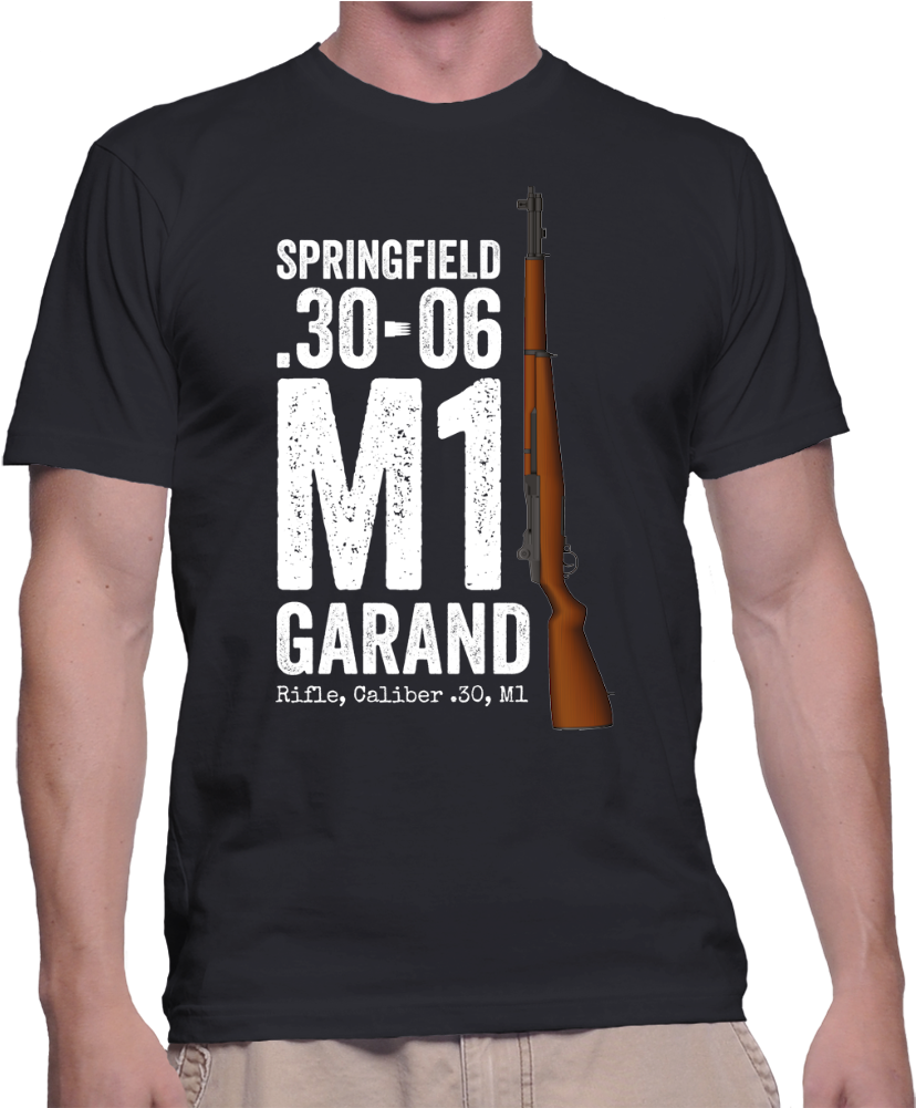 M1 Garand T-shirt - Camisas Personalizadas Pai Caminhoneiro (1020x1000), Png Download