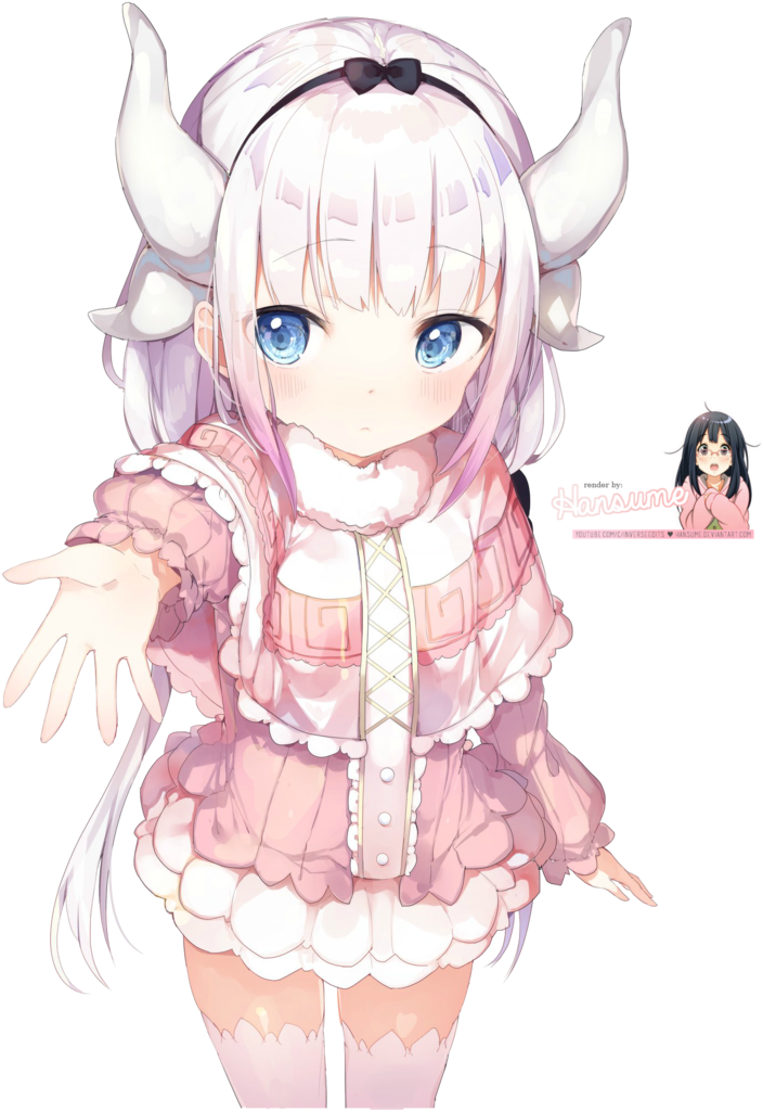 Render Pack - Https - //momottan - Deviantart - Com/art/kamui - Kobayashi San Chi Nomaid Dragon Kanna (762x1049), Png Download