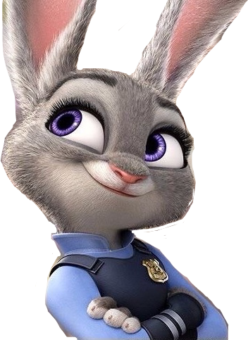 Report Abuse - Nick And Judy Hopps (352x483), Png Download