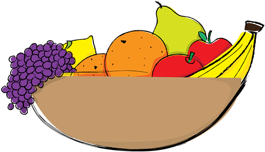 Fruit Bowl (600x424), Png Download