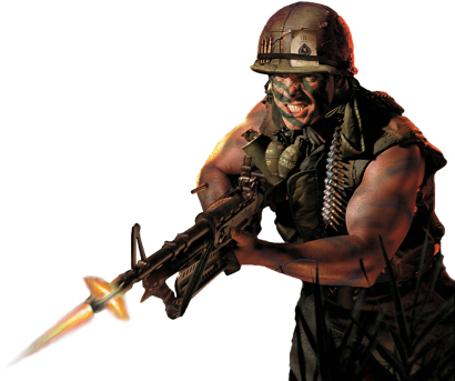 Battlefield Vietnam M60 Photo M60guyvietnam1 - 881 Khe Sahn [book] (418x351), Png Download
