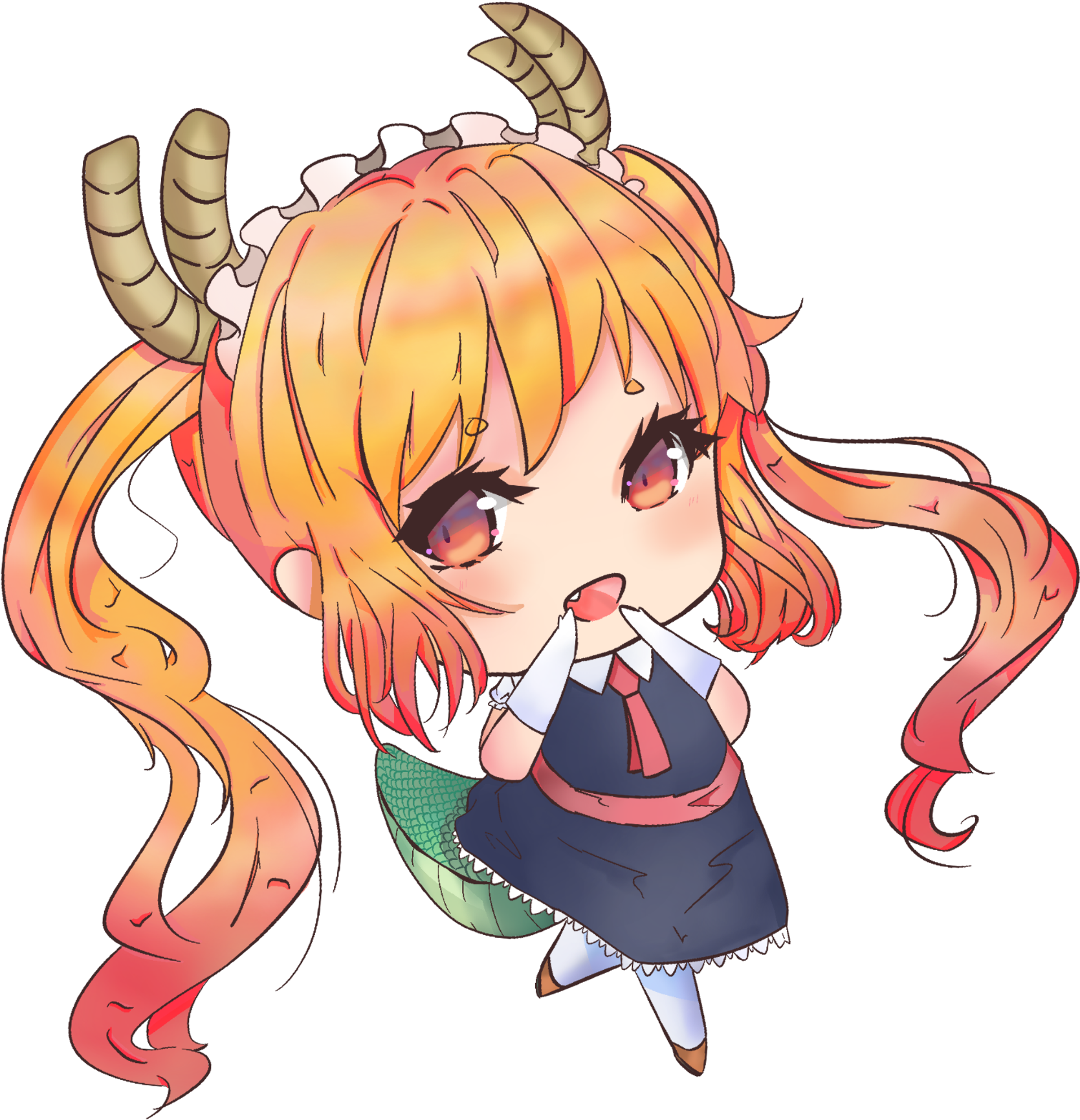 Miss Kobayashi's Dragon Maid (2048x2048), Png Download