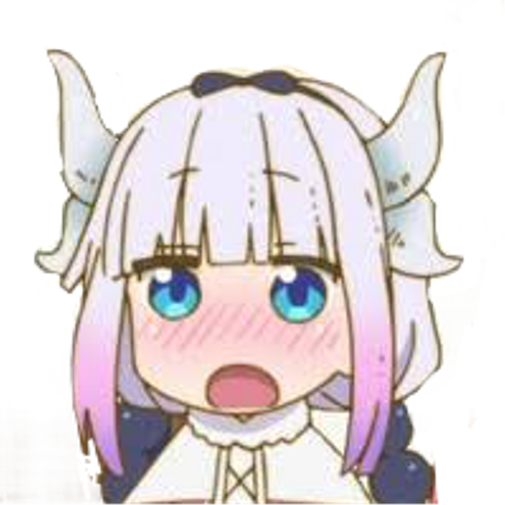 Kanna Misskobayashidragonmaid Dragonmaid Kannakumui - Anime Dragon Maid Profile (1024x1024), Png Download