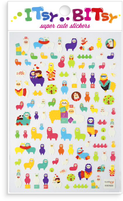 Itsy Bitsy Stickers - Itsy Bitsy Stickers - Googly Eyed Food (800x800), Png Download