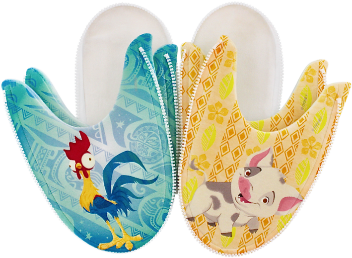 Pua & Hei Hei Mix N Match Zlipperz Set - Happy Feet (900x900), Png Download