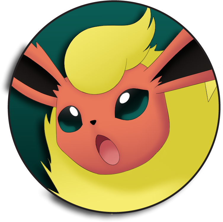 Home / Pin Back Buttons / Pokemon / Flareon Pin Back - Flareon (771x900), Png Download