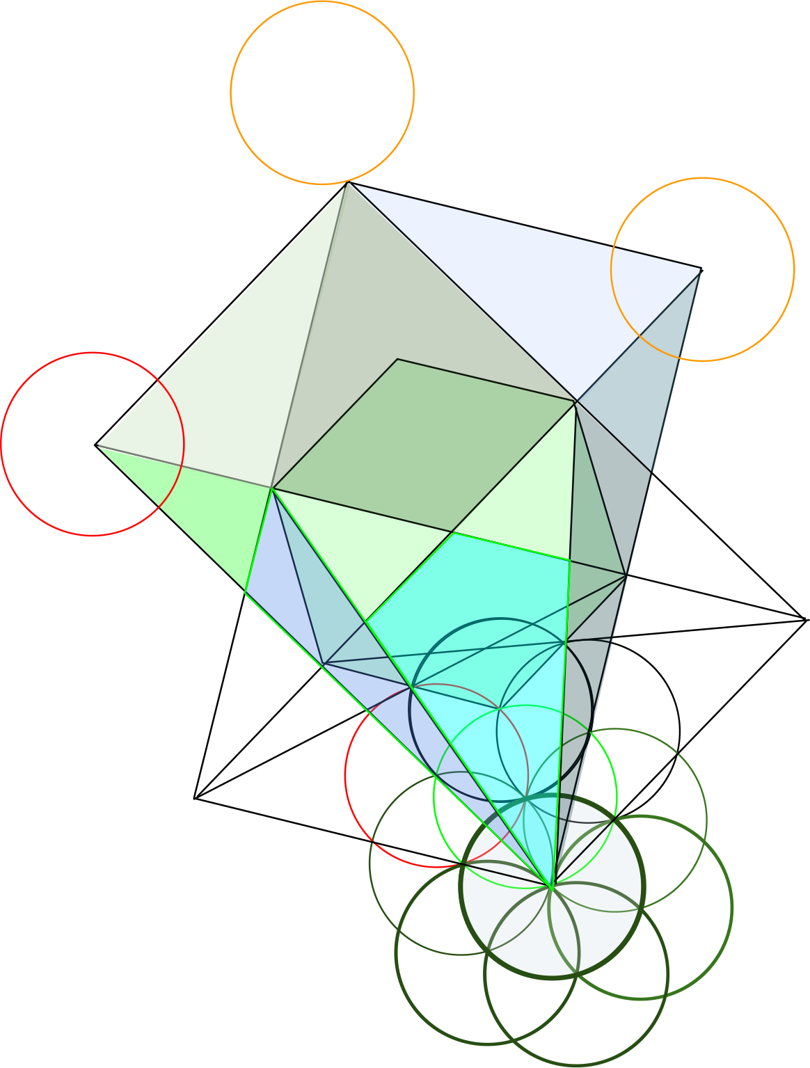 This Free Icons Png Design Of Seed Of Life Diamond (1164x1535), Png Download