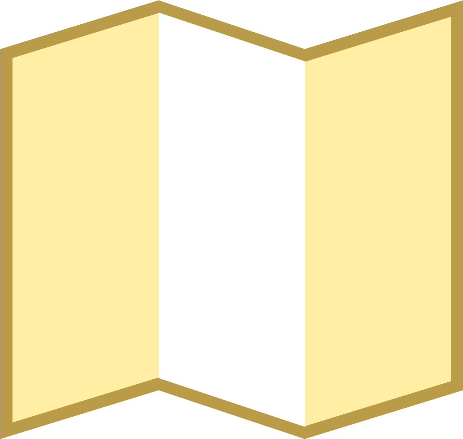 This Is A Picture Of A Folded Paper That Is Taller - Wood (1600x1600), Png Download