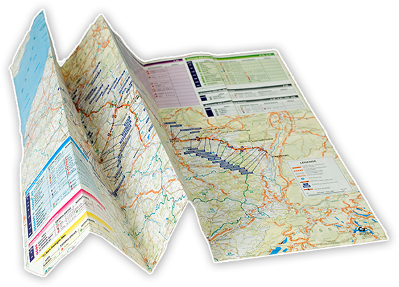 Fold Out Map - Paper Map (572x412), Png Download