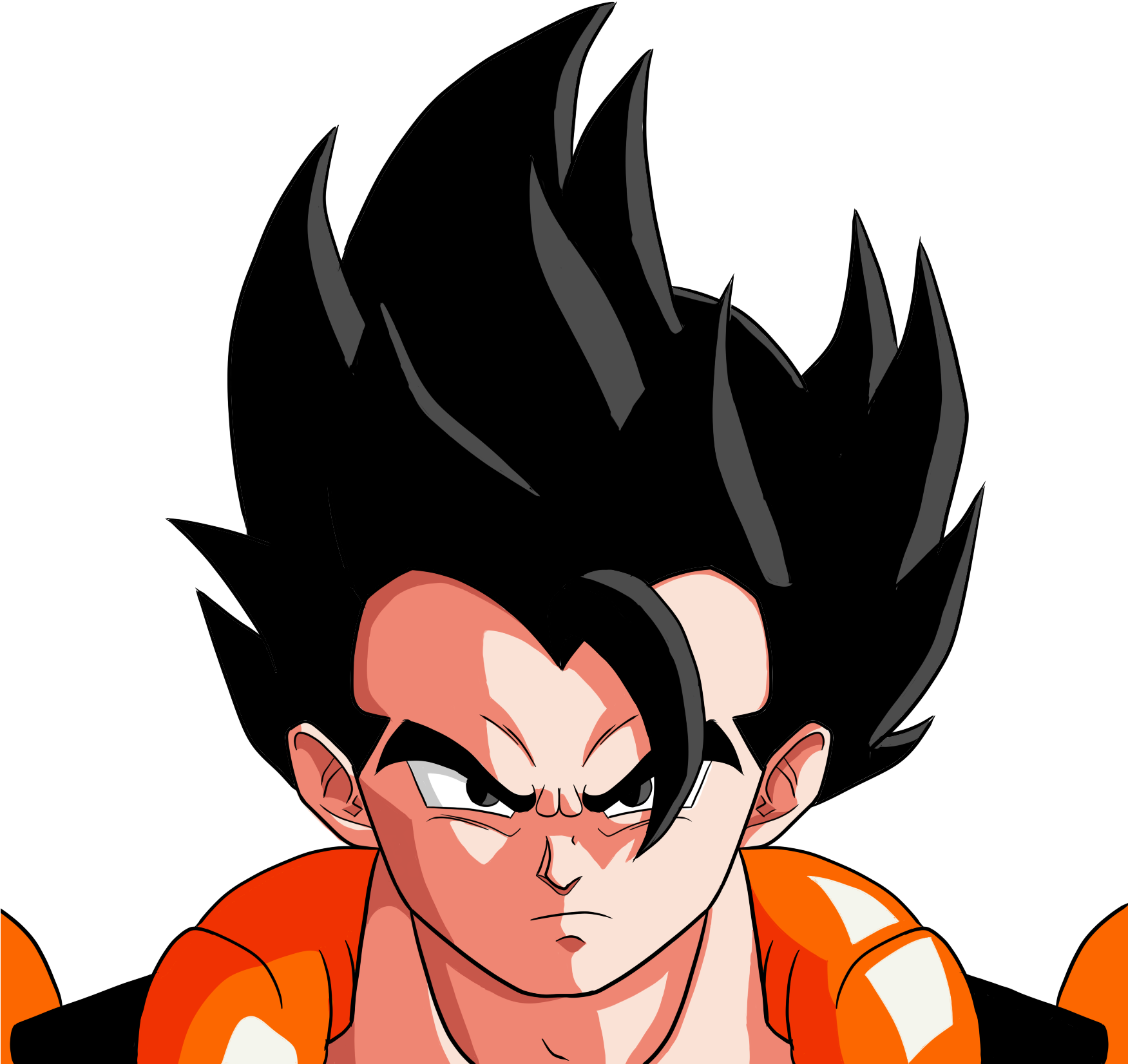 Fanartmy Take On Base Form Gogeta - Base Gogeta (1750x1750), Png Download