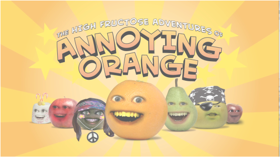 Cn Cartoon Network Annoying Orange (558x313), Png Download