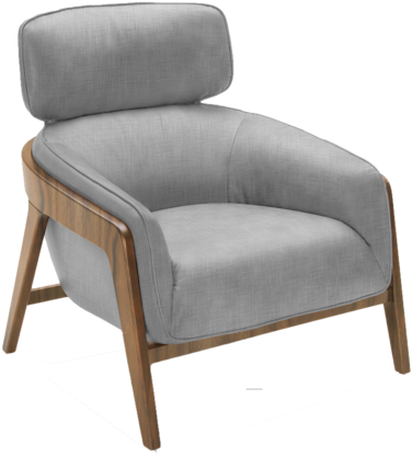 Rorschach Fabric Arm Chair - Chair (467x480), Png Download