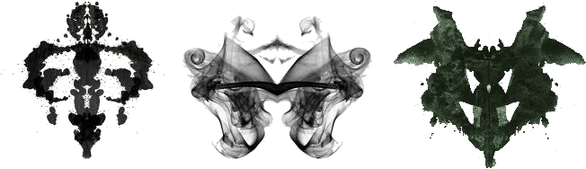 What Do You See - Cafepress Rorschach Inkblot Test Psychology Psy Throw (687x329), Png Download