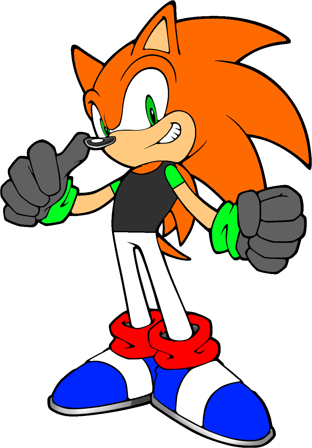Super Sonic The Hedgehog - Sonic The Hedgehog Orange (1000x1437), Png Download