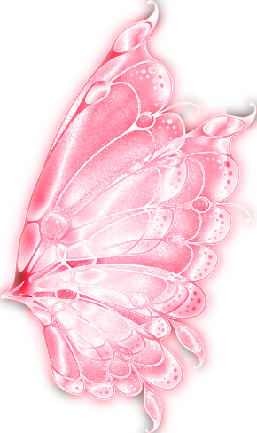 Alas De Mariposa De Lado (290x488), Png Download