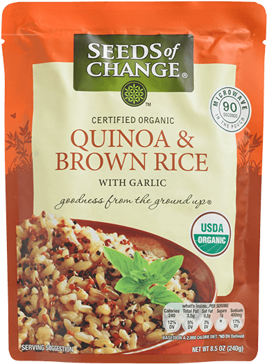 Quinoa & Brown Rice - Seeds Of Change - Organic Quinoa And Brown Rice - 8.5 (573x573), Png Download