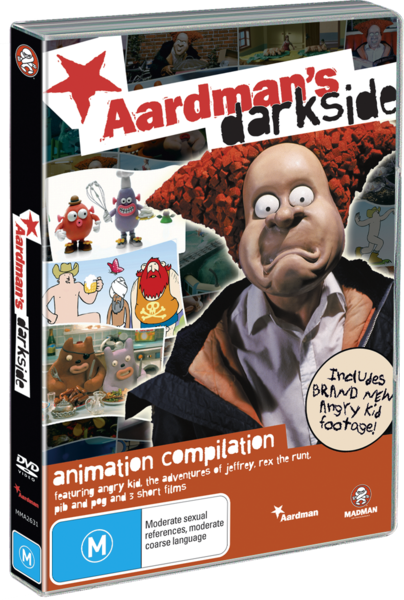 Aardman's Dark Side Angry Kid - Aardman's Darkside - (import Dvd) (404x600), Png Download