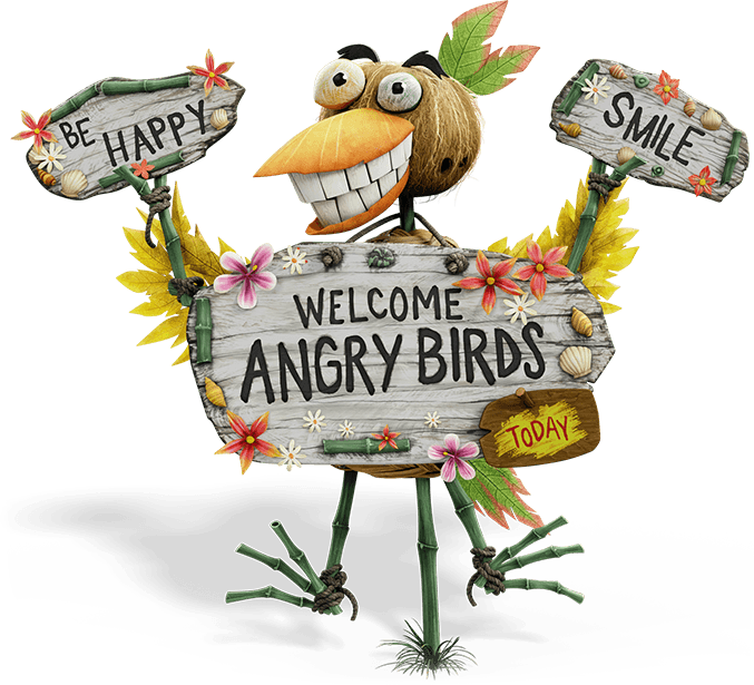 Welcome Angry Birds - Angry Birds Bird Island (677x615), Png Download