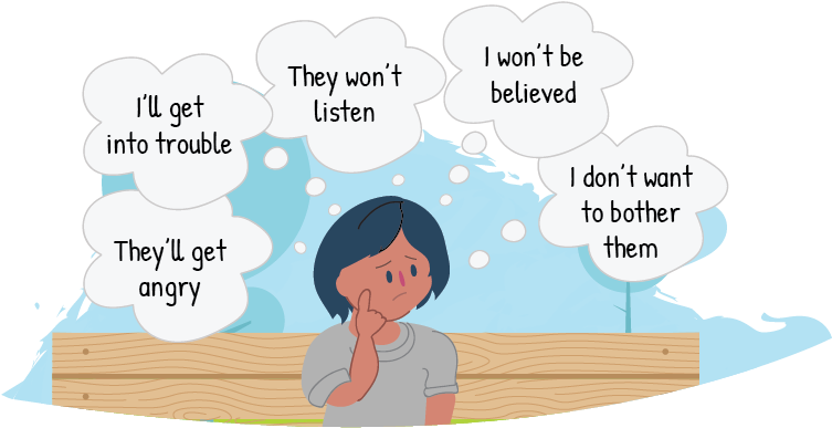 Kid Surrounded By Thought Bubbles - Thought (960x465), Png Download