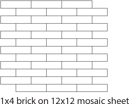 Available Sizes - Brick (434x357), Png Download