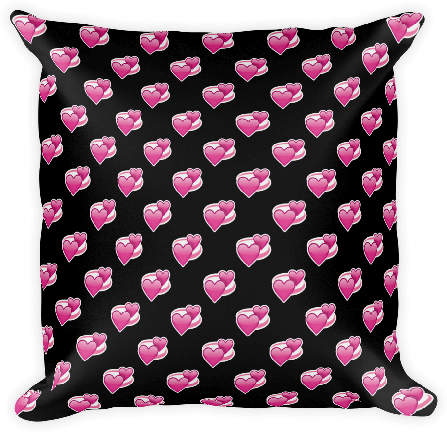 Revolving Heartsjust Emoji Pillow Free Transparent PNG Download