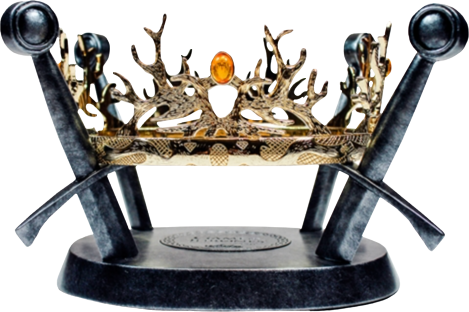 Game Of Thrones Prop Replica Royal Crown Of The Houses - Factory Entertainment Royal Crown Of Houses Baratheon (469x312), Png Download