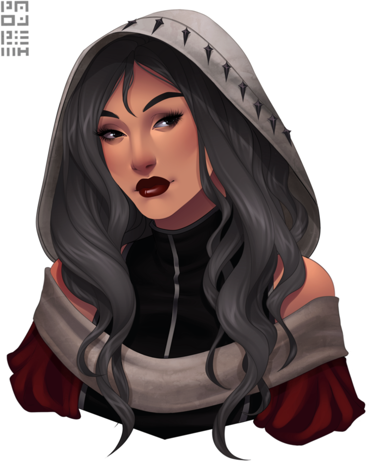 Jpg Library F Sorcerer Cloak Noebelle By Paolapieretti - Girl (794x1007), Png Download