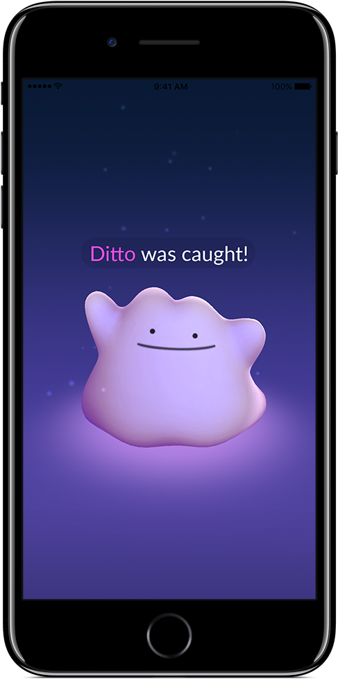 Pokemon Go Ditto - Smartphone (584x1024), Png Download