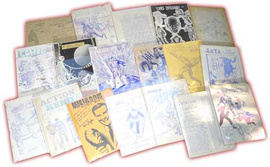 Ditto And Mimeographed Comic Book Fanzines From The - Comic Book (559x343), Png Download