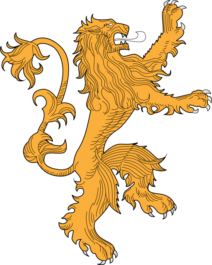 House Lannister By Azraeuz-d61dbr7 - Game Of Thrones Lannister Png (818x1024), Png Download