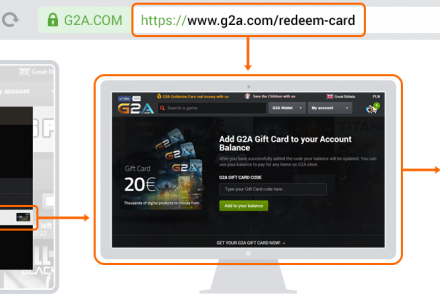 G2a Gift Card - Gift Card (440x294), Png Download