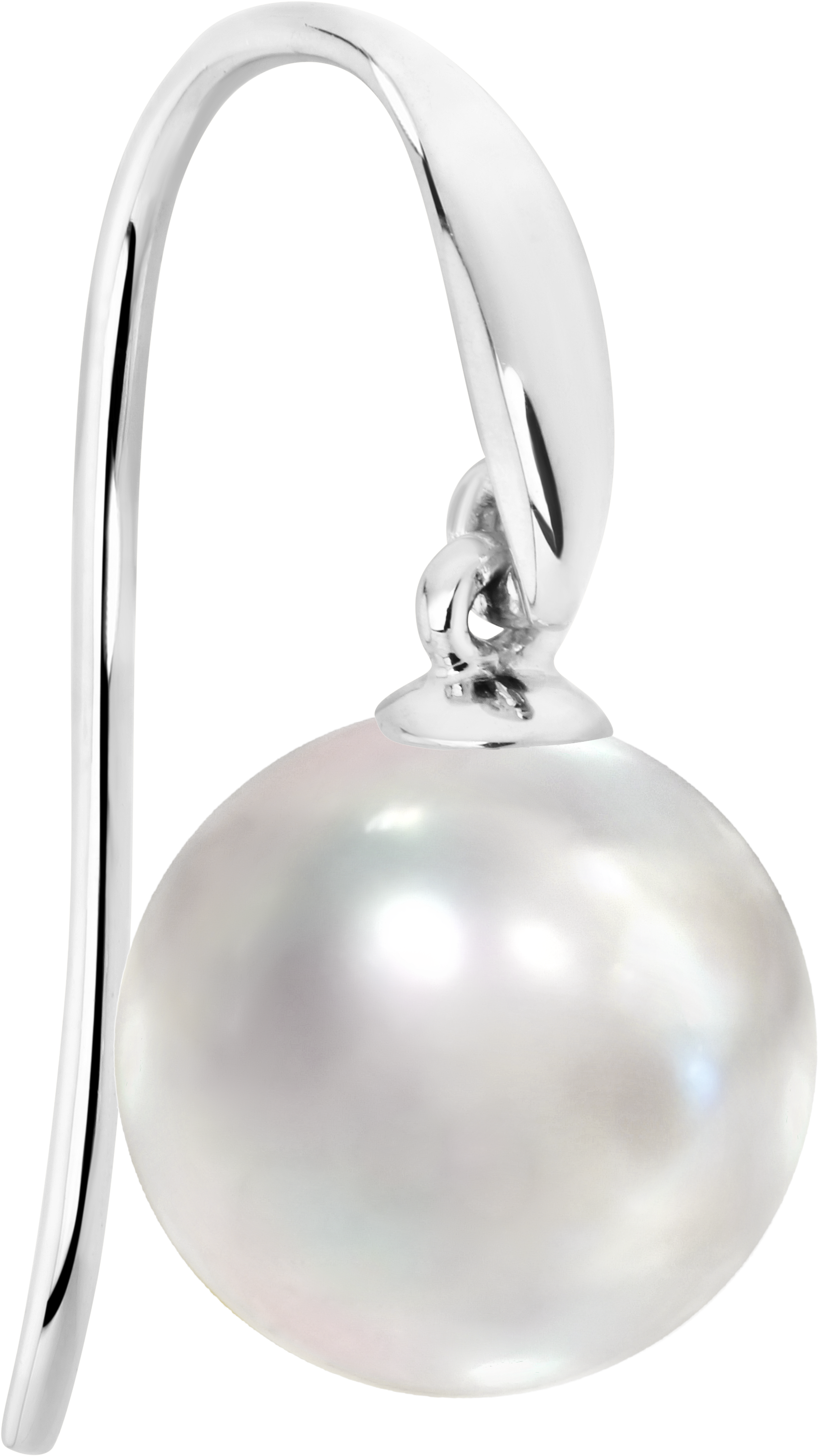 Aaliyah Earrings - Pearl (3658x3658), Png Download