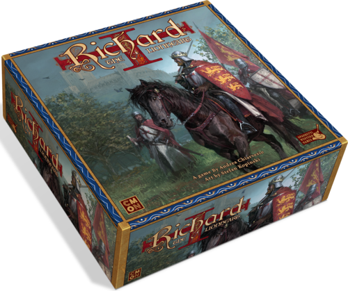 Cmon Is Set To Release Richard The Lionheart By Designer - Cmon Limited Richard The Lionheart (500x419), Png Download