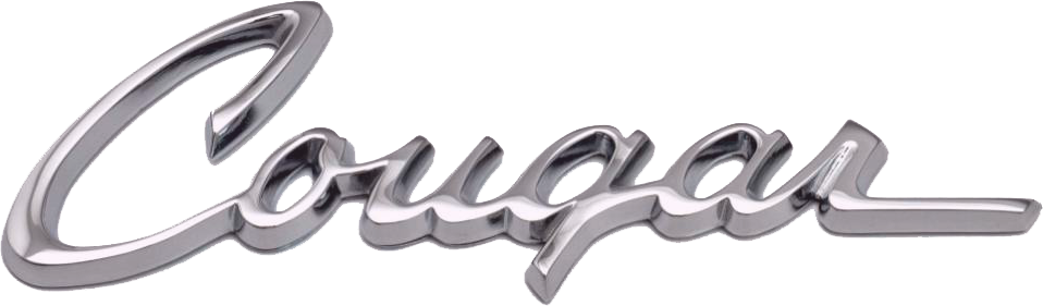 The Mercury Cougar Is A Diverse Series Of Automobiles - Mercury Cougar Logo Png (958x281), Png Download