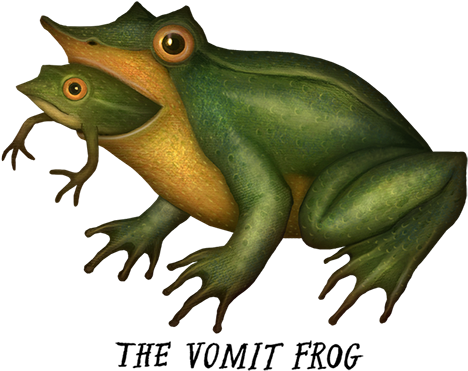 The Dancing Rest - Vomit Frog (700x397), Png Download