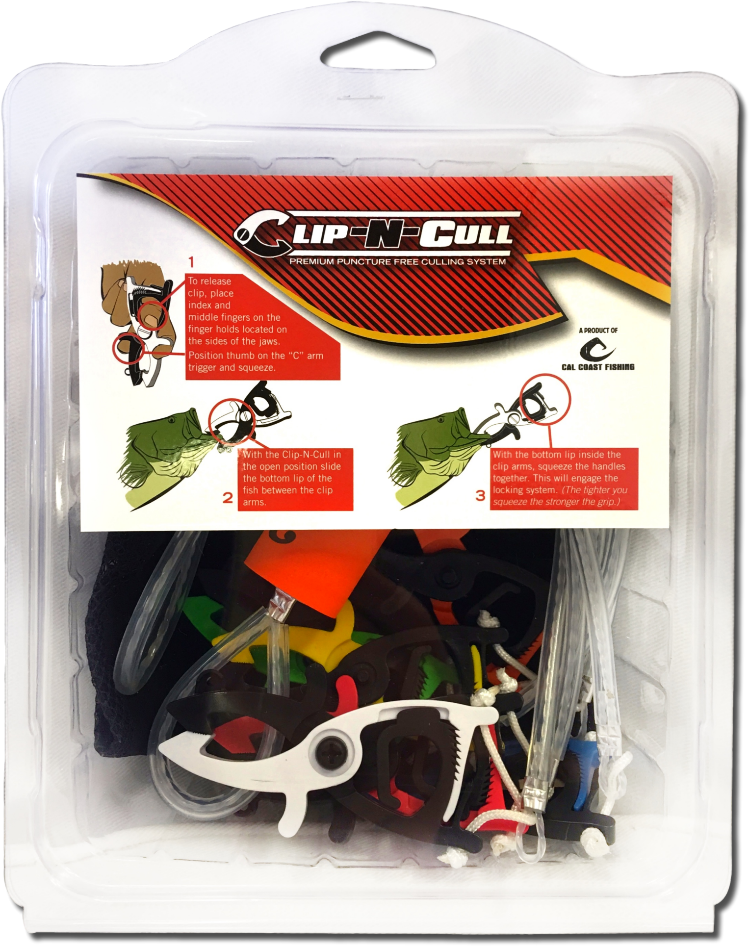 The Clip N Cull For Big Bass Fishing - Jaws (2000x2000), Png Download