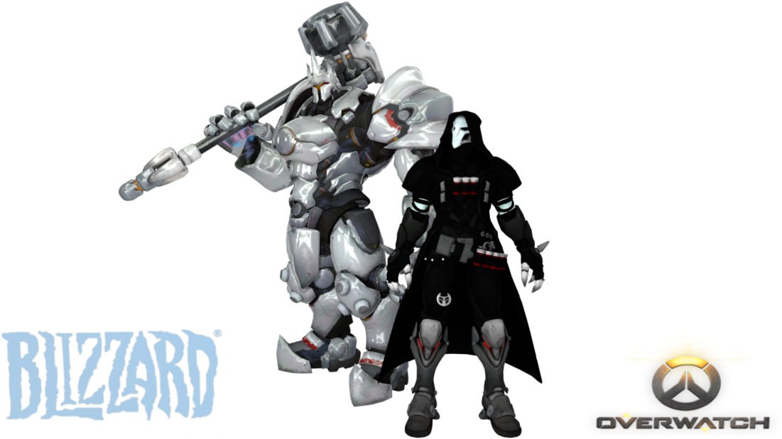Reinhardt Overwatch Png Graphic Transparent Library - Blizzard Series 3 Complete Colored Pin Set (1191x670), Png Download