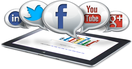Social Media Marketing - Social Media Banner Png (450x288), Png Download