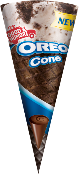 Product Sku - D0e9a139c21f - Good Humor Oreo Ice Cream Cone (600x600), Png Download