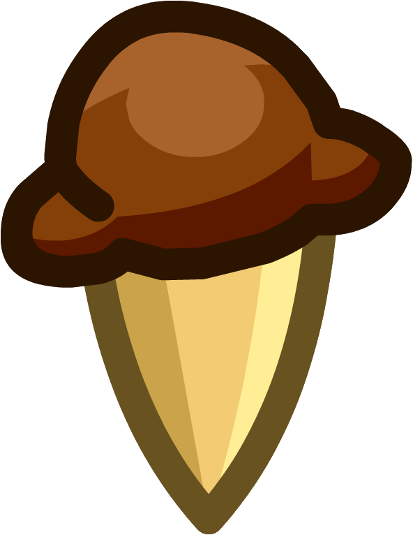 Chocolate Ice Cream Emoticon - Chocolate Ice Cream Icon (592x766), Png Download