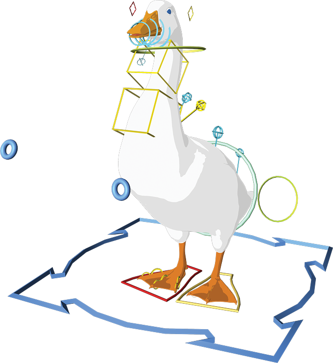 The Ducks Rig - Cartoon (680x741), Png Download