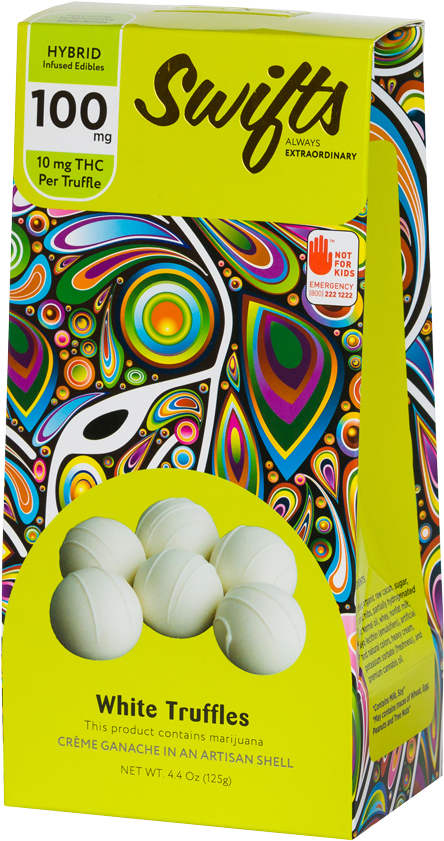 Washington Grown - California Small Chocolate Balls With Thc (1080x1080), Png Download