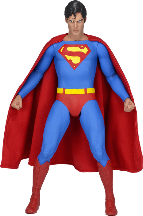 Christopher Reeve - Neca 1/4 Scale Figure Superman (reeve) Action Figure (465x700), Png Download