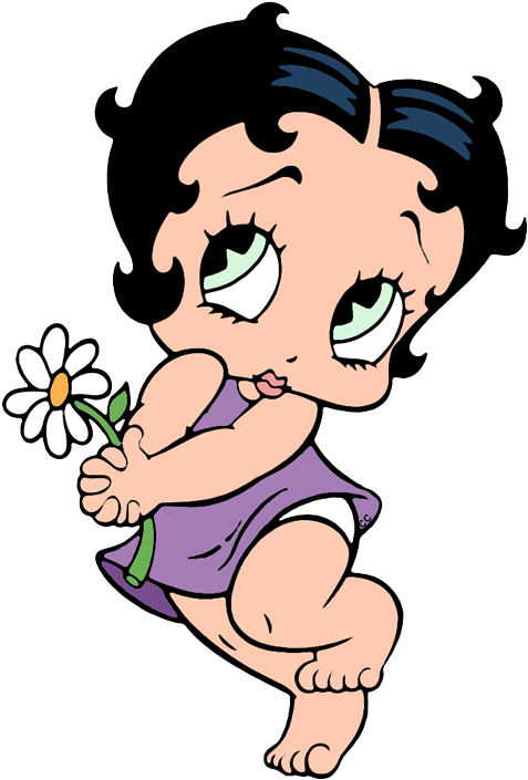 Baby Betty Boop - Baby Boop (485x714), Png Download