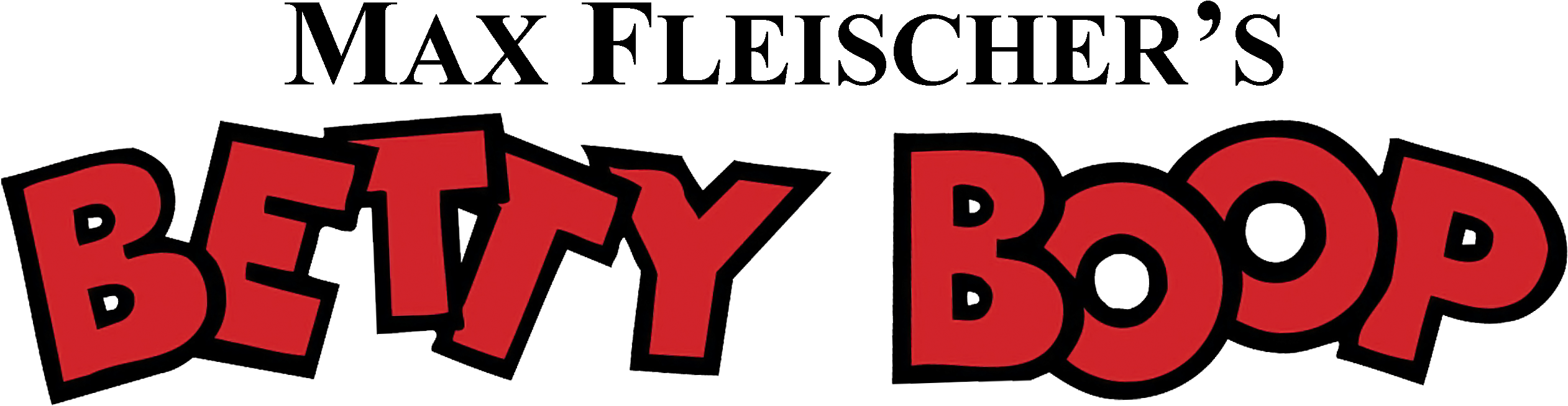 Max Fleischers Betty Boop Logo - Betty Boop Logo Png (2589x711), Png Download